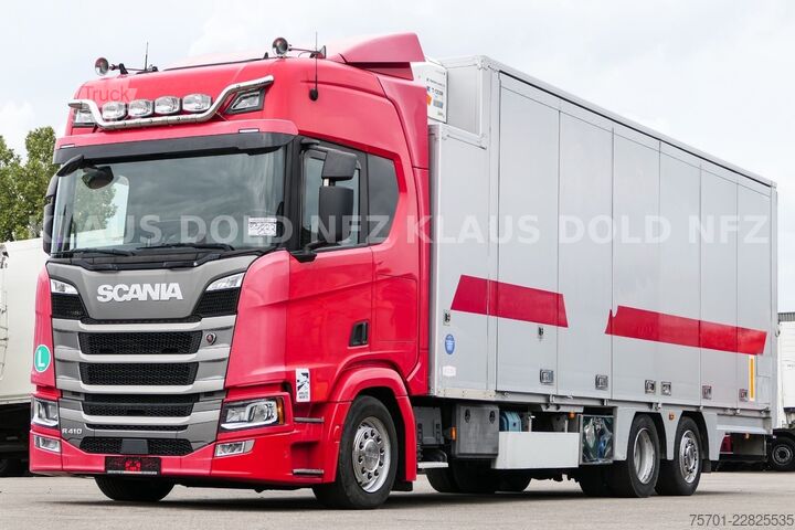 Tovornjak za prevoz avtomobilov SCANIA R 410 Autotransp. Retarder Lift-/Lenkachse Euro6