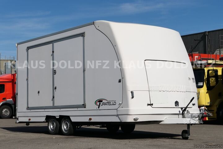 Remorcă transport auto TURATELLO TR S 202 geschlossener Autotransporter