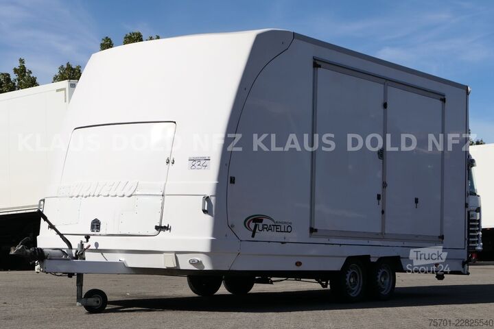 Remorcă transport auto TURATELLO TR S 202 geschlossener Autotransporter
