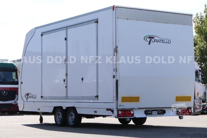 Remorcă transport auto TURATELLO TR S 202 geschlossener Autotransporter