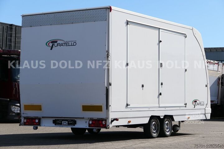Remorcă transport auto TURATELLO TR S 202 geschlossener Autotransporter