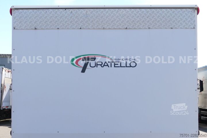 Remorcă transport auto TURATELLO TR S 202 geschlossener Autotransporter