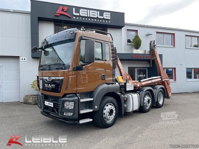 Kiper kamion MAN TGS 26.470 6x2/4*Gergen Teleskop*234 TKM*Leder*