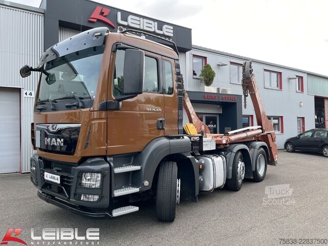 Kiper kamion MAN TGS 26.470 6x2/4*Gergen Teleskop*234 TKM*Leder*