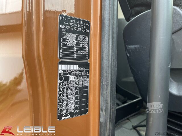 Absetzkipper LKW MAN TGS 26.470 6x2/4*Gergen Teleskop*234 TKM*Leder*