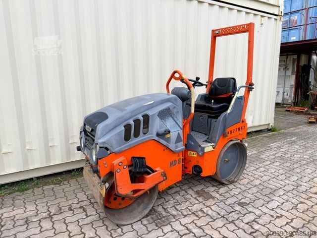 Single drum roller HAMM HD8VV / 2017 BJ / 785 H / 1.580 KG