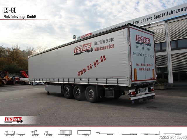 Open oplegger met zeil SCHMITZ CARGOBULL 3-Achs-Sattelanhänger, Cutainsider Universal