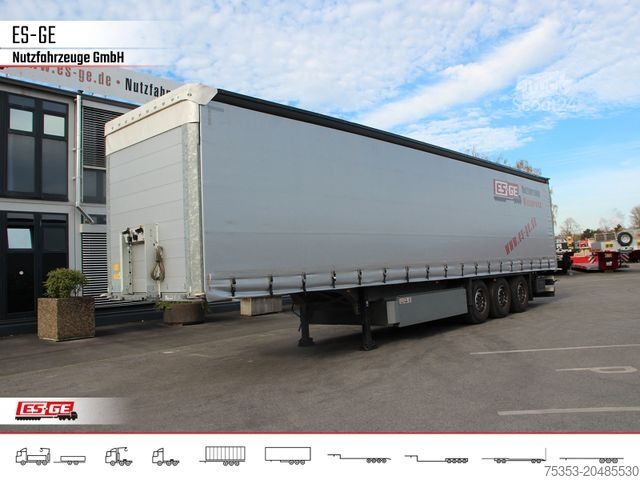Open oplegger met zeil SCHMITZ CARGOBULL 3-Achs-Sattelanhänger, Cutainsider Universal