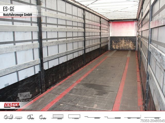 Open oplegger met zeil KÖGEL 3-Achs-Cargo-Coil-Pritschensattelanhänger