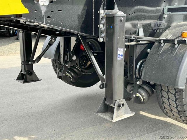 Tipper semitrailer SCHWARZMÜLLER ALU Halfpipe 25 cbm, 5 t. leer, MIETEN?