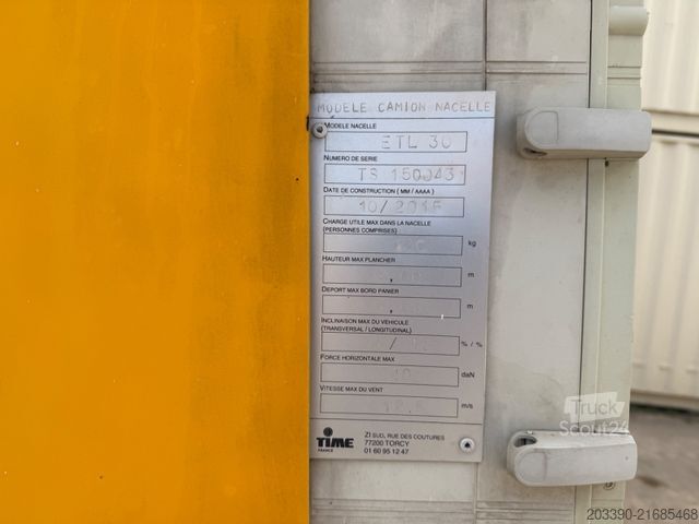 Kamyon üzeri eklemli platform NISSAN Cabstar 32.12 TIME  Arbeitsbühne / 11.6 Meter