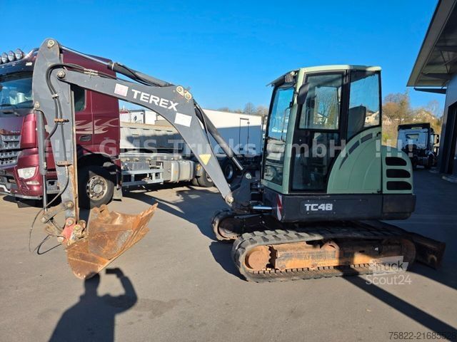 Miniexcavadora TEREX TC 48 / 4,8ton / SW 2 Löffel