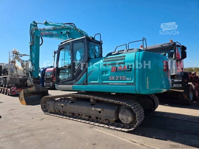 Larvegraver KOBELCO 210 NLC / Oil Quick SW 2 Löffel