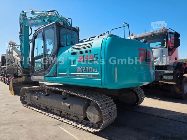 Larvegraver KOBELCO 210 NLC / Oil Quick SW 2 Löffel