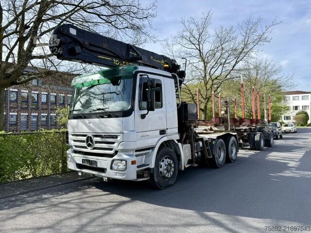 Tømmertransportør Mercedes-Benz Actros 2644 Holz Kran Palfinger SRX47/Komplettzug