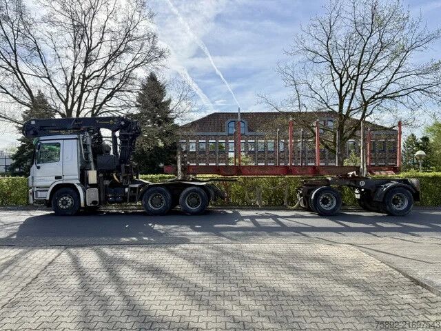 Tømmertransportør Mercedes-Benz Actros 2644 Holz Kran Palfinger SRX47/Komplettzug