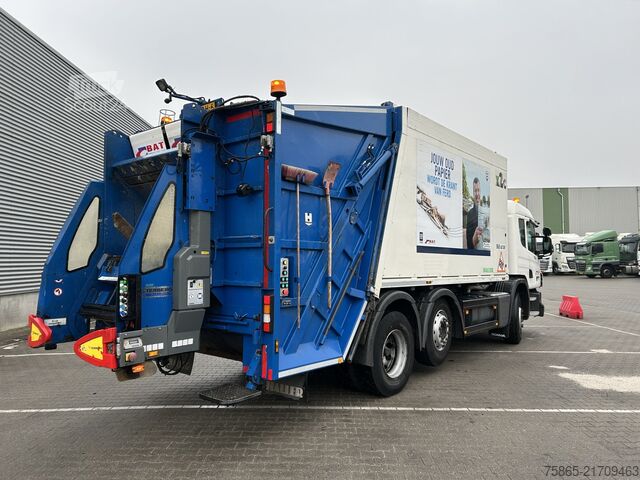 Abfallsammelfahrzeug Scania P 280 / Haller X2C MEKAV 20 m3 / Garbage Truck ...