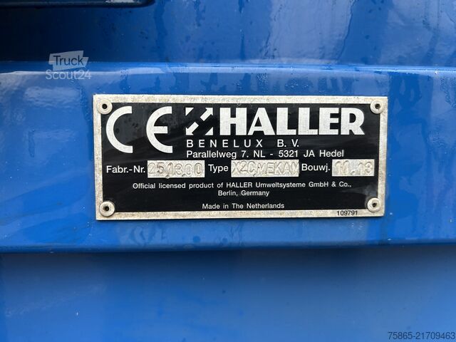 Abfallsammelfahrzeug Scania P 280 / Haller X2C MEKAV 20 m3 / Garbage Truck ...