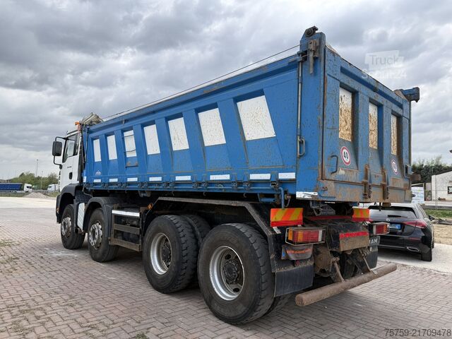 Autocarro ribaltabile MAN 41.480 TGA KIPPER 8x4 40Ton Euro3