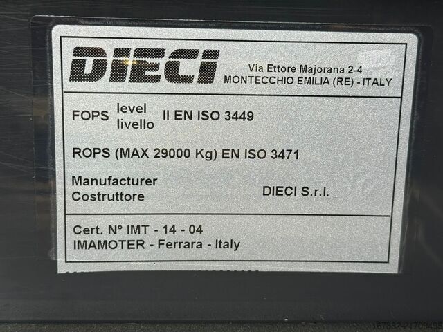 Teleskoplastare Dieci HERCULES 130.10 Turbo Powershift - CE
