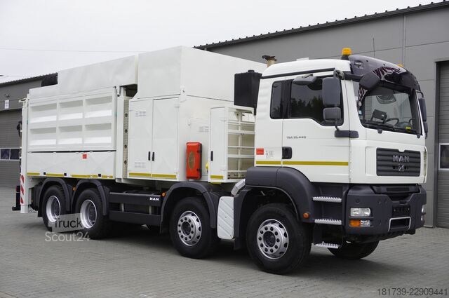 Vakumlu ekskavatör MAN TGA 35.440 8×4 / SB-106 vacuum excavator