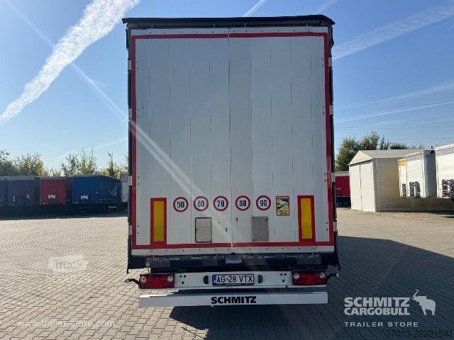 Auflieger mit Pritsche & Plane Schmitz Cargobull Curtainsider Mega