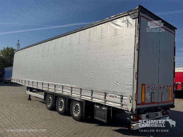 Auflieger mit Pritsche & Plane Schmitz Cargobull Curtainsider Mega