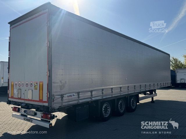 Auflieger mit Pritsche & Plane Schmitz Cargobull Curtainsider Mega