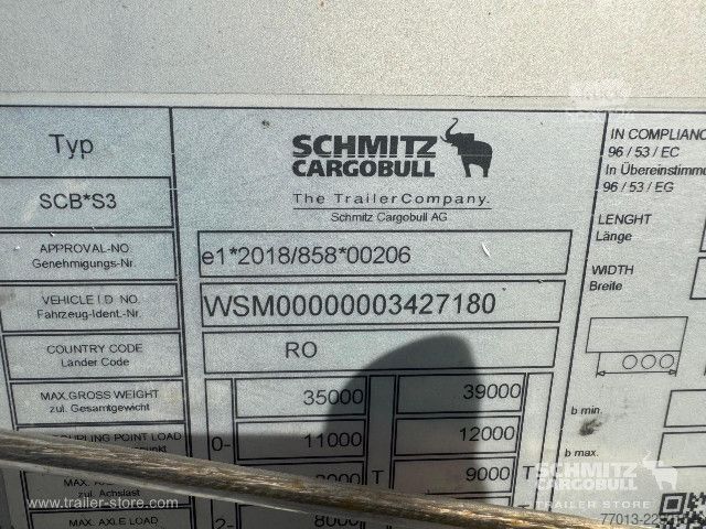 Auflieger mit Pritsche & Plane Schmitz Cargobull Curtainsider Mega