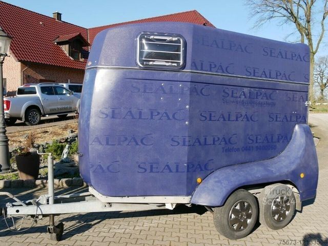 Rimorchio per trasporto cavalli BÖCKMANN 1,5 Pferde  Heckklappe schwenkbar