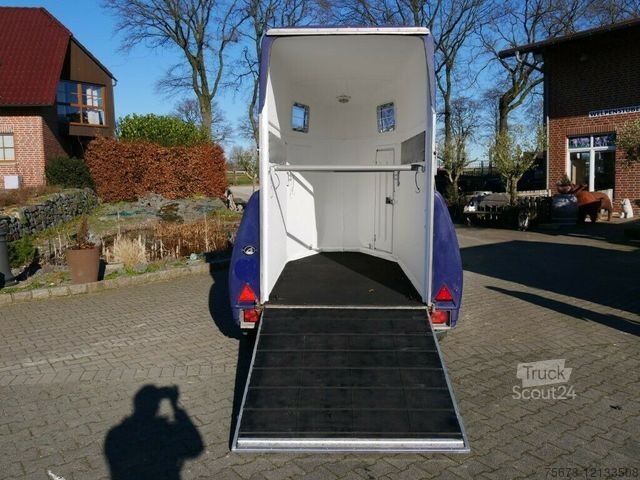 Rimorchio per trasporto cavalli BÖCKMANN 1,5 Pferde  Heckklappe schwenkbar