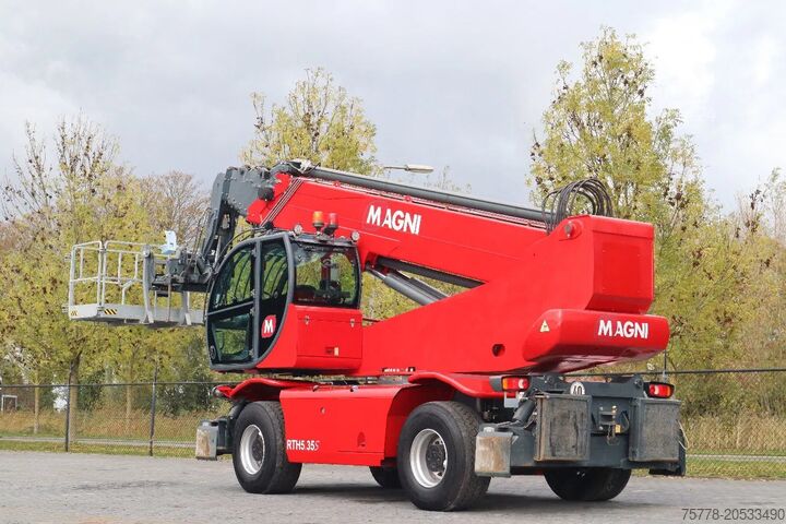 Rotating telescopic handler Magni RTH 5.35 S-M/C | WORKING PLATFORM | REMOTE | GO...