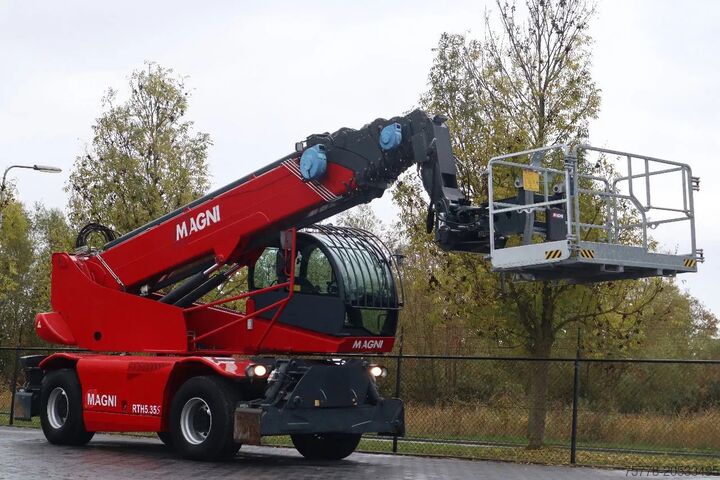 Telescopic handler Magni RTH 5.35 S-M/C | WORKING PLATFORM | REMOTE | GO...