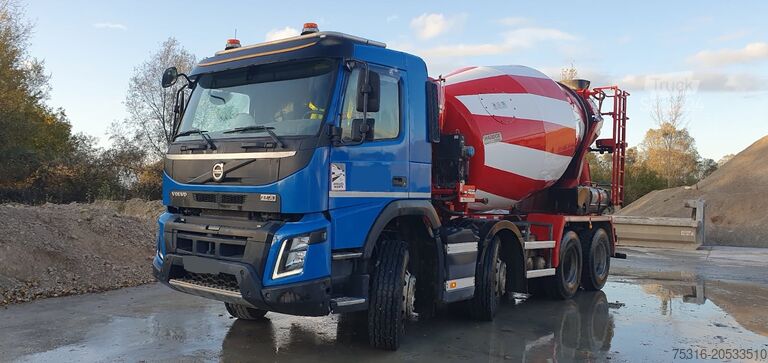 бетонмиксер камион VOLVO FMX 410