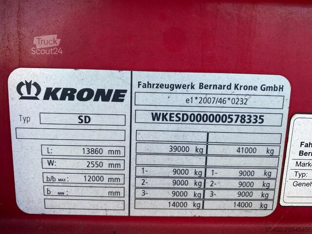 Lonas correderas Krone SD / Tautliner / BPW + Disc