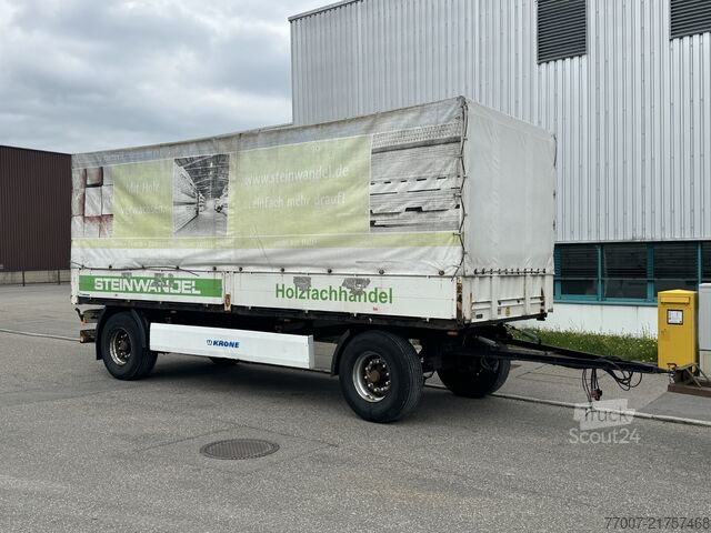 Otvorený príves s plachtou Krone AZ Pritsche 7,10m Plane BPW Luft