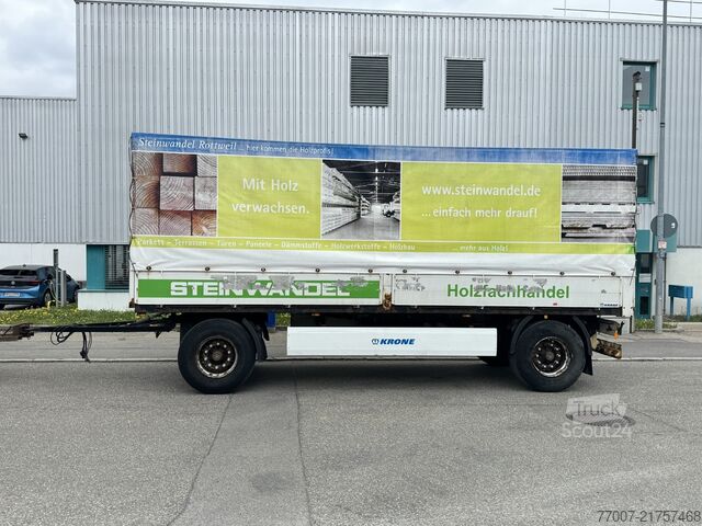 Otvorený príves s plachtou Krone AZ Pritsche 7,10m Plane BPW Luft