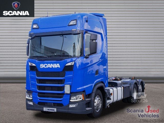Āķa konteineru automašīna Scania S 500 B6x2*4NA - HIAB Multilift Ultima 21S.59 -