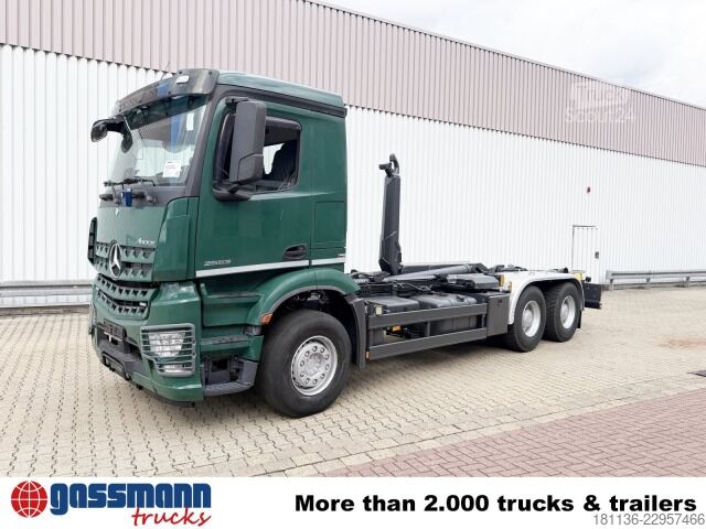 Камион с кука за контейнери Mercedes-Benz Arocs 2653 LK 6x4, Retarder, Motorabtrieb, Meiller