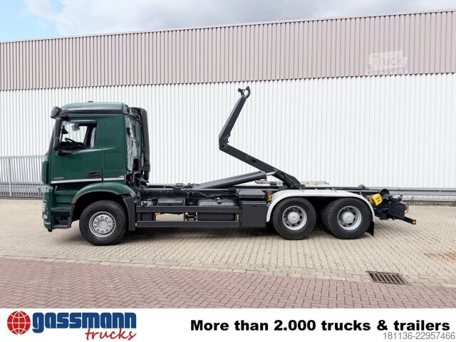 Камион с кука за контейнери Mercedes-Benz Arocs 2653 LK 6x4, Retarder, Motorabtrieb, Meiller