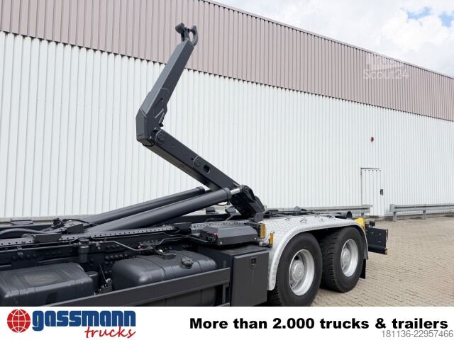 Камион с кука за контейнери Mercedes-Benz Arocs 2653 LK 6x4, Retarder, Motorabtrieb, Meiller