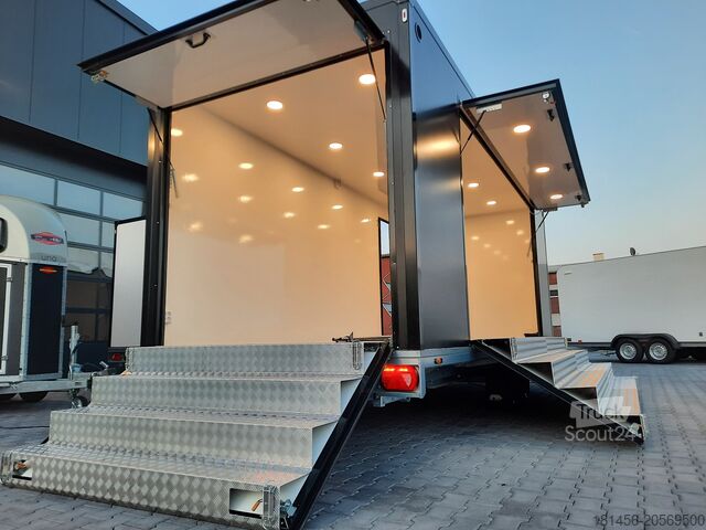 Багажная бирка trailershop Event Trailer iso Verkauf Infostand Neu