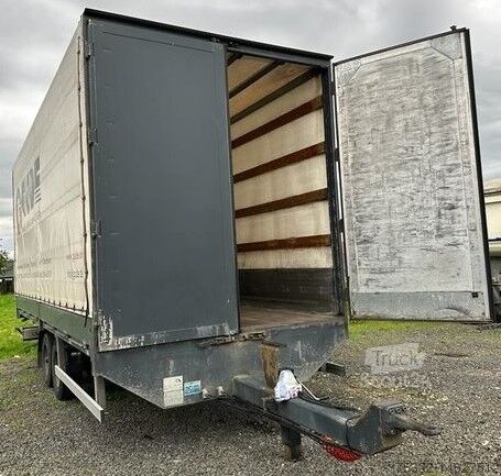 Trailer with flatbed & tarpaulin 