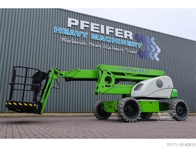 Niftylift HR21E Electric, 4x2 Drive, 21m Working Height, 13m