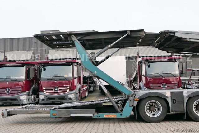 Camion porte-voitures MERCEDES-BENZ Actros 1848 GigaSpace Autotransp. Rolfo 2-Tanks