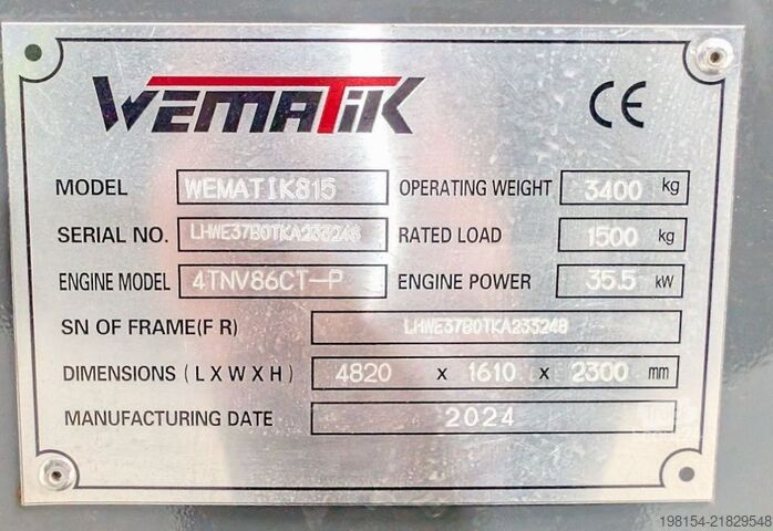 Radlader Wematik 815 Plus