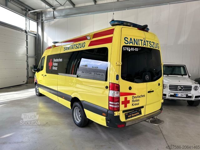 Højt tag varevogn MERCEDES-BENZ Sprinter II 518*RTW*KTW*SANITÄTSZUG*ZIVILSCHUTZ