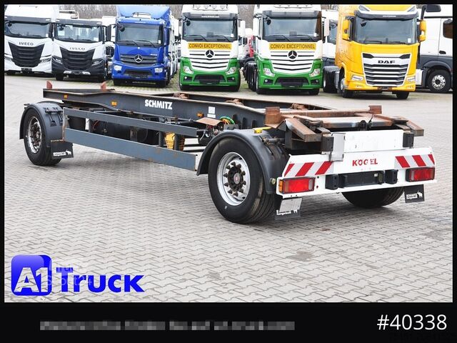 Görgős pótkocsi SCHMITZ ACF 18  Luft SAF TüV 07-2026,