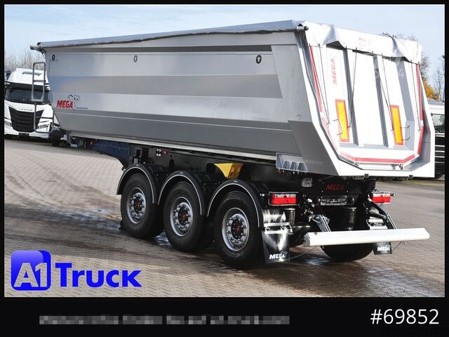 Kipper Auflieger REISCH Mega 28m³ Lift Stahl SAF Hardox