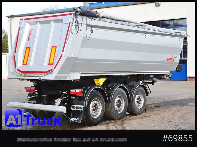 Kipper Auflieger REISCH Mega  28m³ Lift Stahl  SAF Hardox